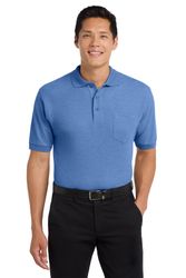 Image of Port Authority Silk Touch Polo with Pocket