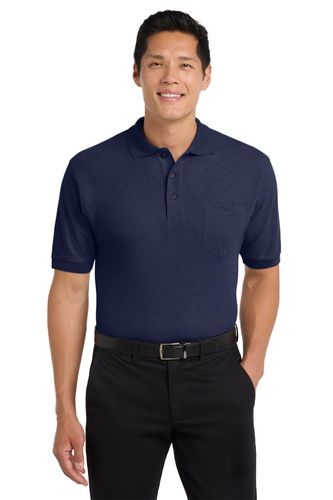 Port Authority Silk Touch Polo with Pocket image thumbnail