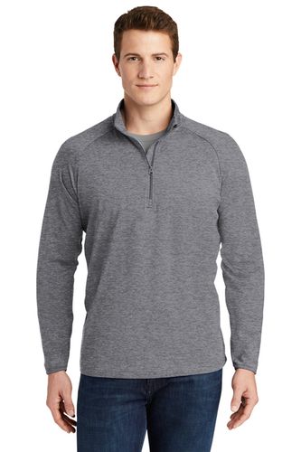 Sport-Tek TALL Sport-Wick Stretch 1/4-Zip Pullover image thumbnail
