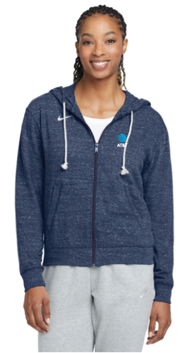 Nike Women's Gym Full-Zip Hoodie image thumbnail