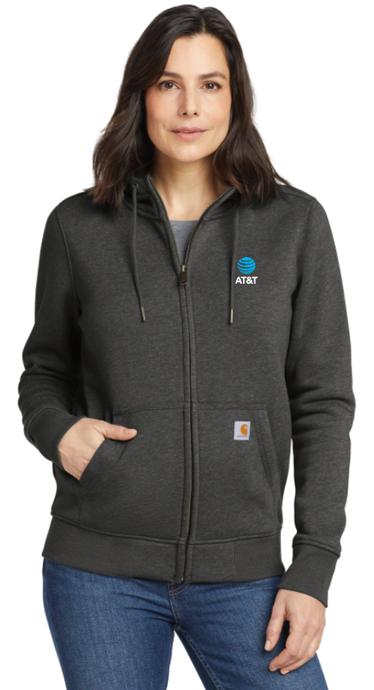 Carhartt® Women’s Full-Zip Hoodie - Grey  primary image