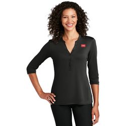Image of V-Neck Henley