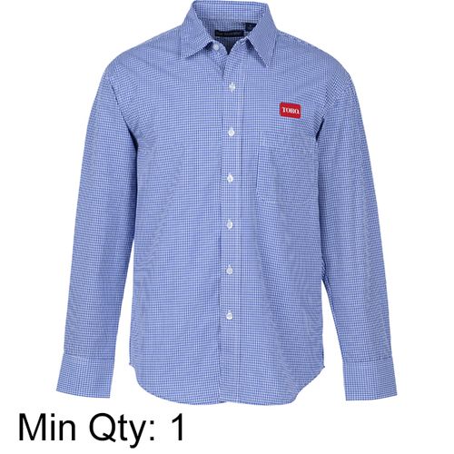 Gingham Wrinkle Resistant Untucked Shirt- Men's image thumbnail