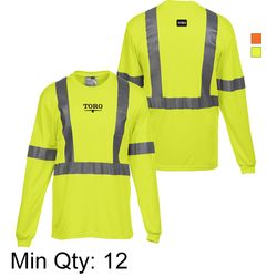 Image of High Visibility LS Safety T-Shirt