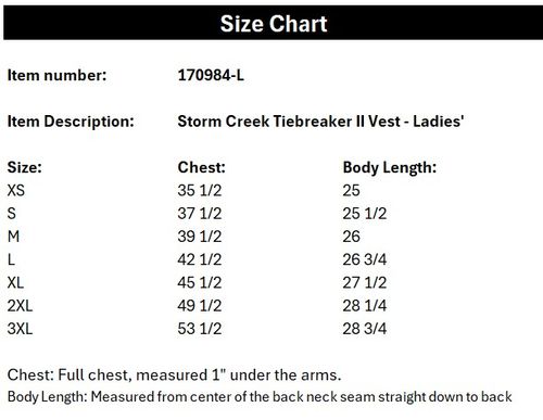 Storm Creek Tiebreaker II Vest  image thumbnail