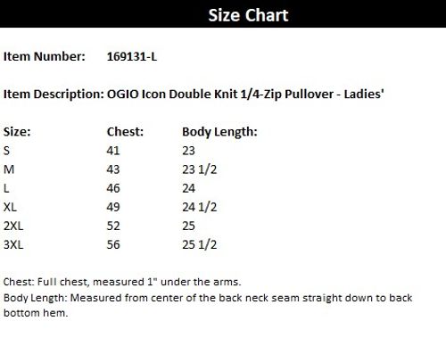 OGIO Icon Double Knit 1/4-Zip Pullover- Ladies'- PV+ image thumbnail