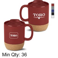 Image of Cork Bottom Ceramic Mug - 12 oz.
