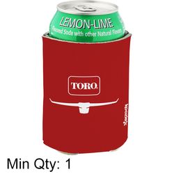 Image of Koozie Collapsible Can Cooler- Red
