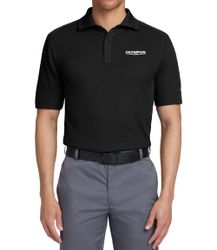 Image of Men's Black Nike Dri-Fit Polo