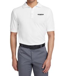 Image of Men's White Nike Dri-Fit Polo