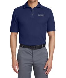 Image of Men's Navy Nike Dri-Fit Polo