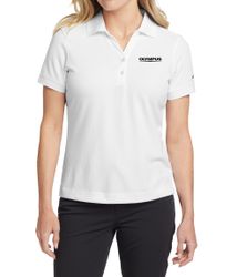 Image of Ladies' White Nike Dri-Fit Polo
