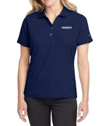 Image of Ladies' Navy Nike Dri-Fit Polo
