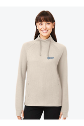 Image of Women's Rhythm Waffle Cross-Neck Pullover 