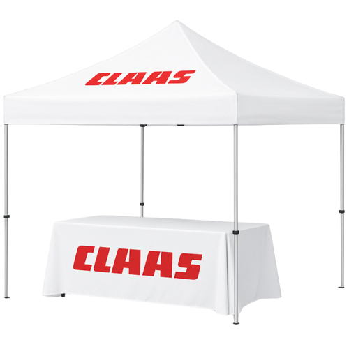 10x10ft Basic Kit-Steel Frame Tent Kit & 6ft Table Cover - ON DEMAND image thumbnail