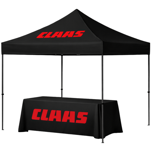 10x10ft Basic Kit-Steel Frame Tent Kit & 6ft Table Cover - ON DEMAND image thumbnail