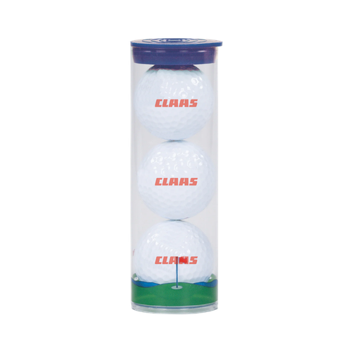 Clear Tube with 3 Wilson Golf Balls image thumbnail