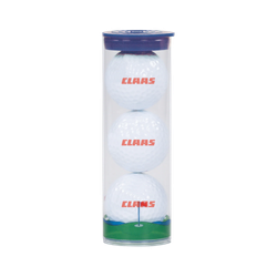 Image of Clear Tube with 3 Wilson Golf Balls