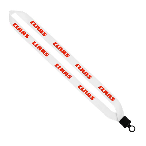 3/4" Dye-Sublimated Lanyard with Plastic Clamshell & Metal Bulldog Clip image thumbnail