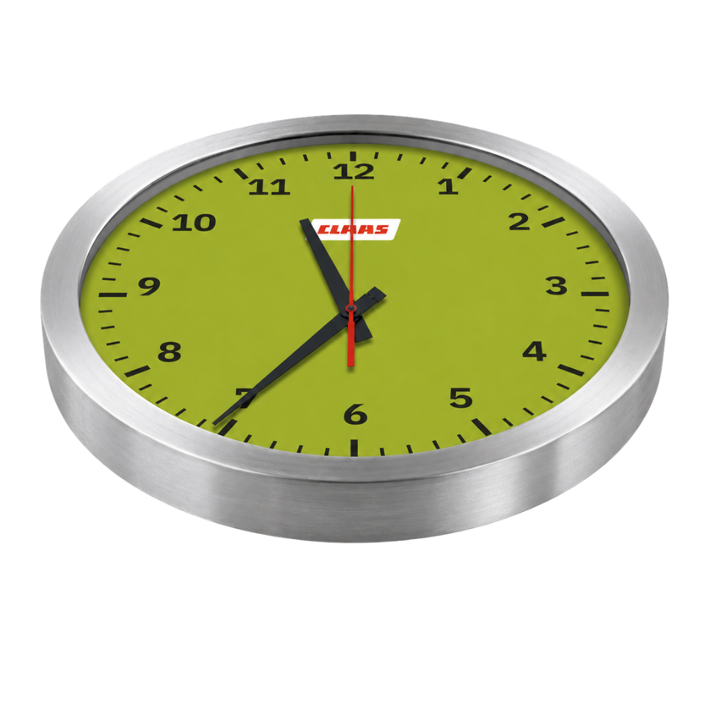 Brushed Metal Wall Clock image thumbnail