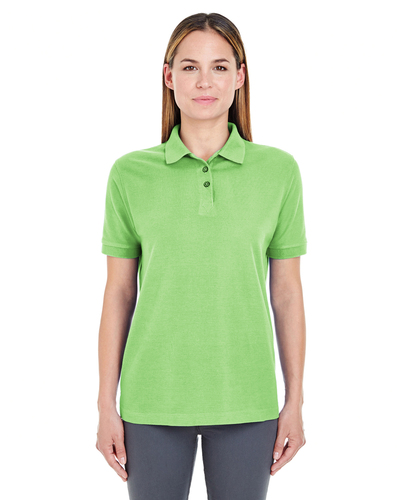 2021- UltraClub Ladies' Whisper Pique Polo image thumbnail