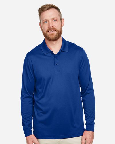 2115-Harriton Men's Advantage Snag Protection Plus IL Long Sleeve Polo image thumbnail