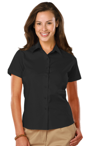 2115- Blue Generation Ladies Short Sleeve Blouse image thumbnail