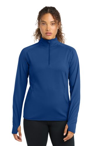 2021- Sport-Tek Ladies Sport-Wick Stretch 1/2-Zip Pullover image thumbnail
