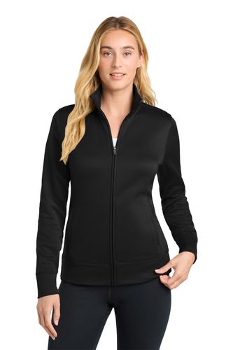 2115- Sport-Tek Ladies Sport-Wick Fleece Full-Zip Jacket image thumbnail