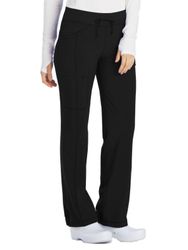 Image of Cherokee Womens Infinity Low-Rise Straight Leg Drawstring Pant