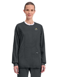 Image of 2021- Cherokee Women's Workwear Revolution Scrubs Snap Front Warm-up Jacket