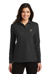 Image of 2021- Port Authority Ladies Silk Touch Long Sleeve Polo
