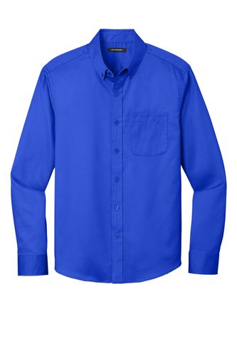 2021-Port Authority Long Sleeve SuperPro React Twill Shirt image thumbnail