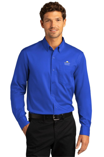 2021-Port Authority Long Sleeve SuperPro React Twill Shirt image thumbnail