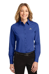 Image of 2021- Port Authority Ladies Long Sleeve Easy Care Shirt