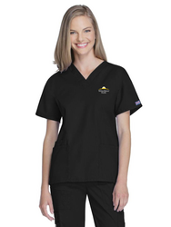 Image of 2115- Cherokee Workwear Ladies V-Neck Top