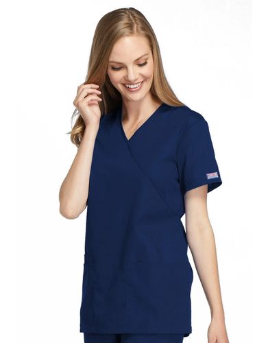 2115- Cherokee Workwear Women's Mock Wrap Tunic image thumbnail