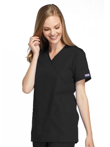 2115- Cherokee Workwear Women's Mock Wrap Tunic image thumbnail