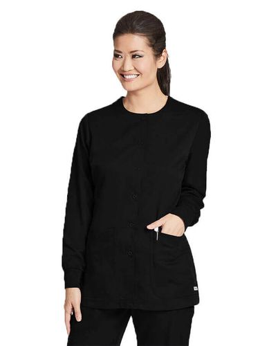 2115- Grey's Anatomy Women's Scrubs Round Neck Warm-Up Jacket image thumbnail