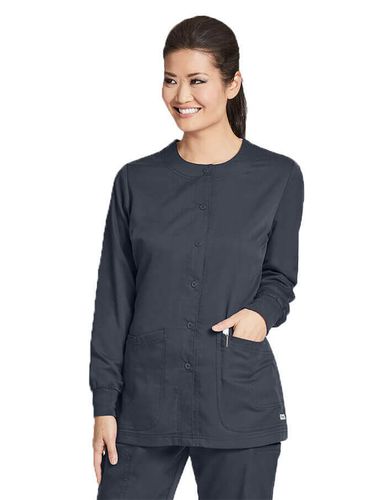 2115- Grey's Anatomy Women's Scrubs Round Neck Warm-Up Jacket image thumbnail
