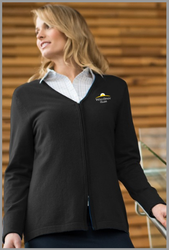 Image of 2115- Edwards Ladies' V-Neck Cardigan