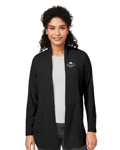 2115-Devon &amp; Jones Ladies' Raleigh Stretch Cardigan image thumbnail