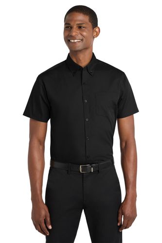 2021-Port Authority Short Sleeve Carefree Poplin Shirt image thumbnail