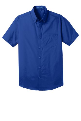 2021-Port Authority Short Sleeve Carefree Poplin Shirt image thumbnail