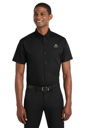 Image of 2021-Port Authority Short Sleeve Carefree Poplin Shirt