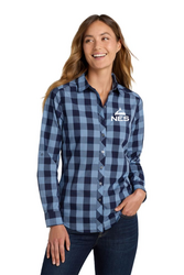 Image of Port Authority Â® Ladies Everyday Plaid Shirt (Made to Order)