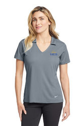 Image of Nike Women's Dri-FIT Vertical Mesh Polo (Made to Order)