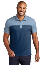 Image of Port Authority® Fine Pique Blend Blocked Polo