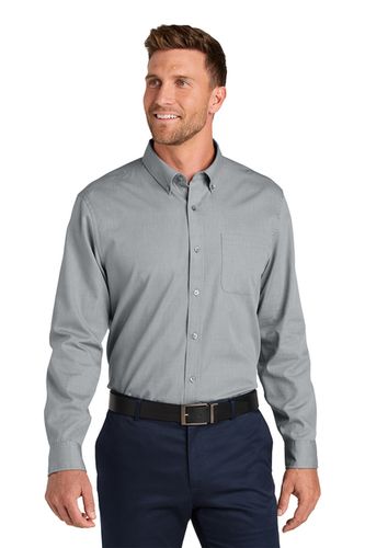 Port Authority® Long Sleeve Nailhead Easy Care Shirt image thumbnail