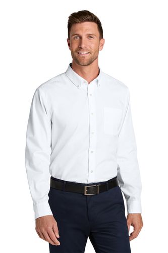 Port Authority® Long Sleeve Nailhead Easy Care Shirt image thumbnail